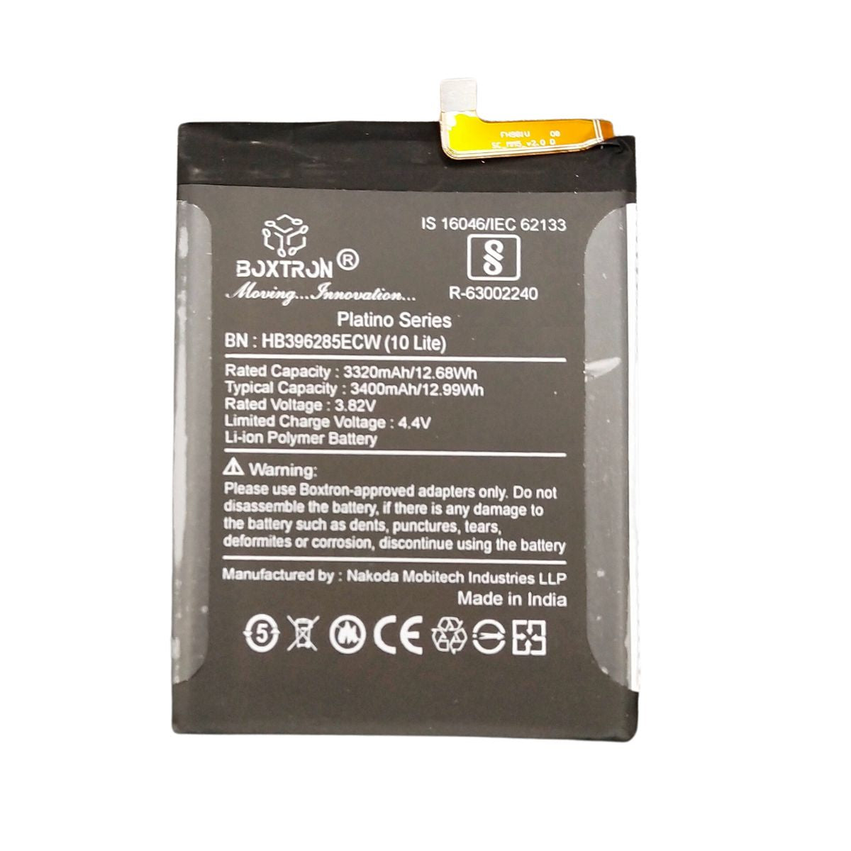 Boxtron HB396285ECW Battery Compatible for Huawei Honor 10 Lite, Honor 10 - 3400mAh Battery Capacity