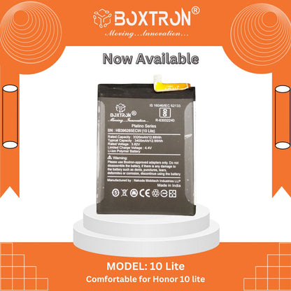 Boxtron HB396285ECW Battery Compatible for Huawei Honor 10 Lite, Honor 10 - 3400mAh Battery Capacity