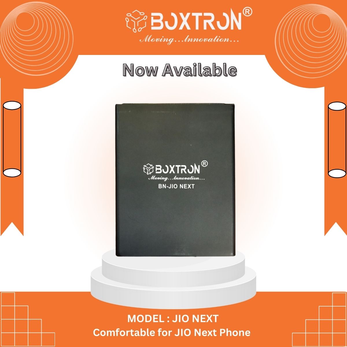 Boxtron (LS2542QW) Jio Next Battery Compatible with Lyf JioPhone Next 4G - 4000 mAh Battery Capacity