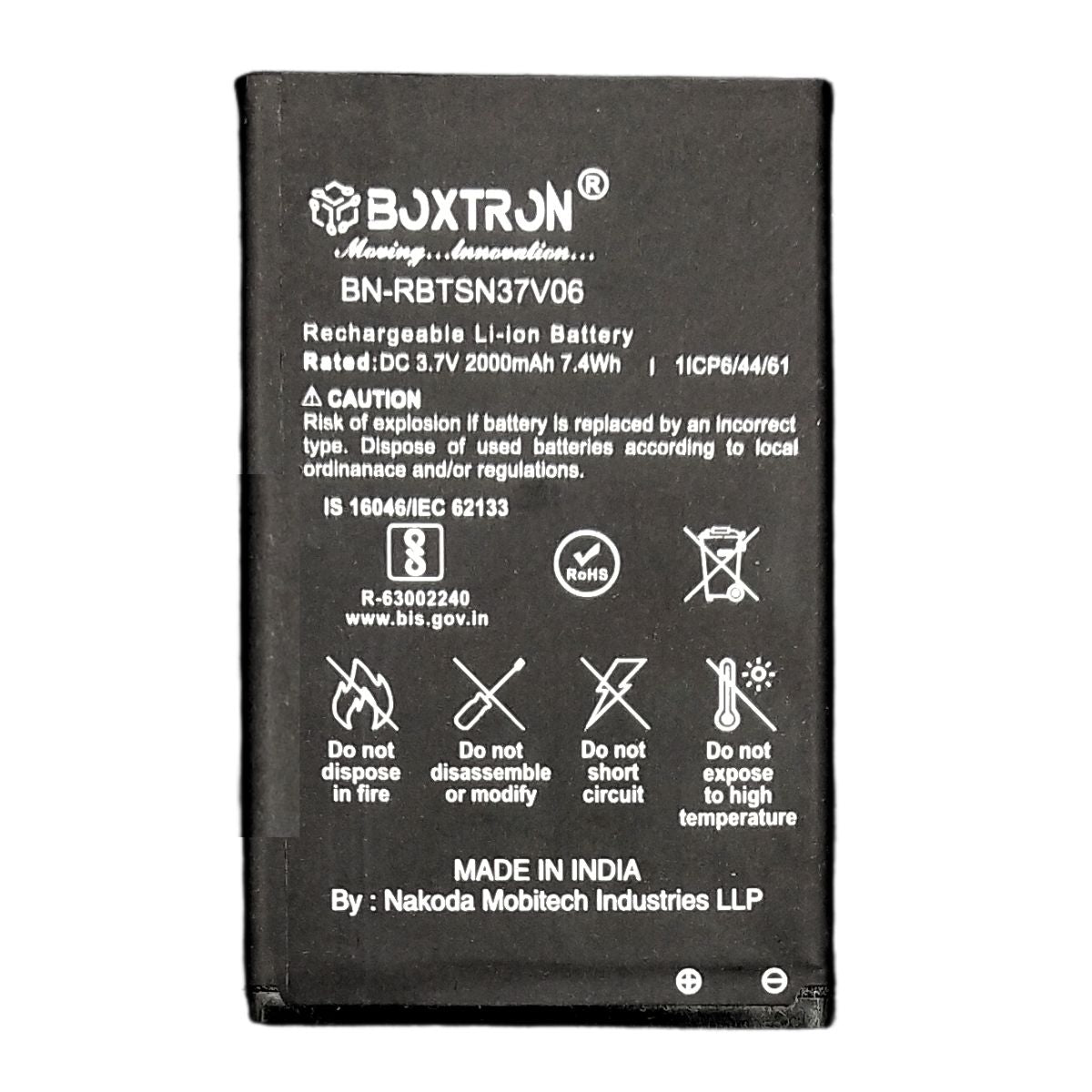 Boxtron Jio Battery Compatible for Lyf JioPhone 4G - 2000 mAh Battery Capacity