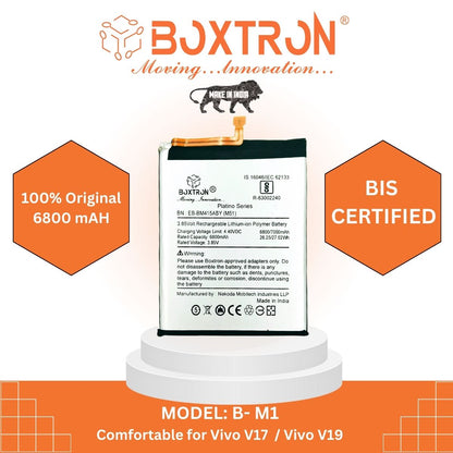 BOXTRON EB-BM415ABY Battery Compatible for Samsung Galaxy M51  - 6800 mAh Battery Capacity