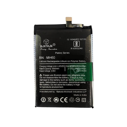 Boxtron Mobile Battery with Original MH60 / Motorola Moto G60/G10 Power, 3.85V, 6000mAh 180 Day's warranty