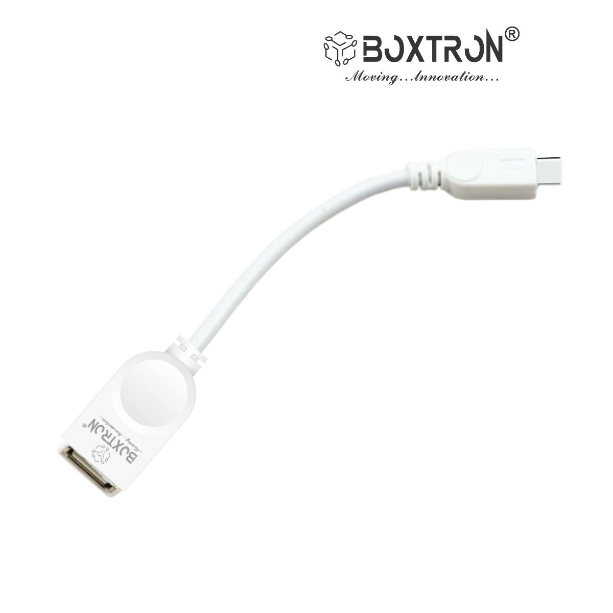 Boxtron Type-C USB OTG Data Cable Adapter Attach Pendrive, Keyboard for Mobile Phone, Tablet