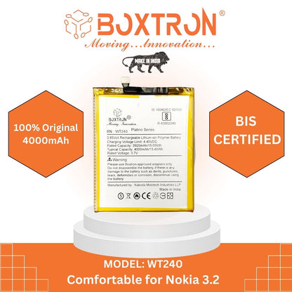 Boxtron WT240 {4000mAh} Battery Compatible Nokia 3.2 battery