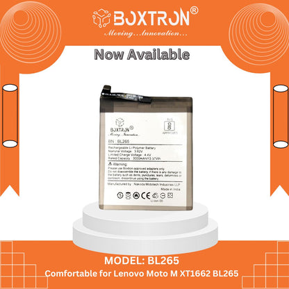 Boxtron BL265 Battery Compatible with Motorola Moto M - 3000mAh Battery Capacity