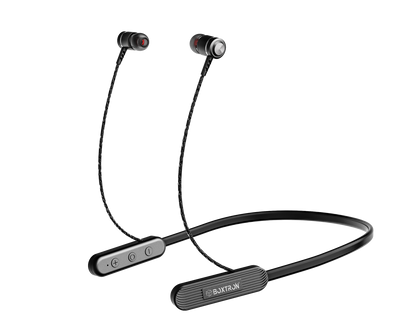 Boxtron B27 Wireless Bluetooth Neckband , Magnetic Earplugs, .