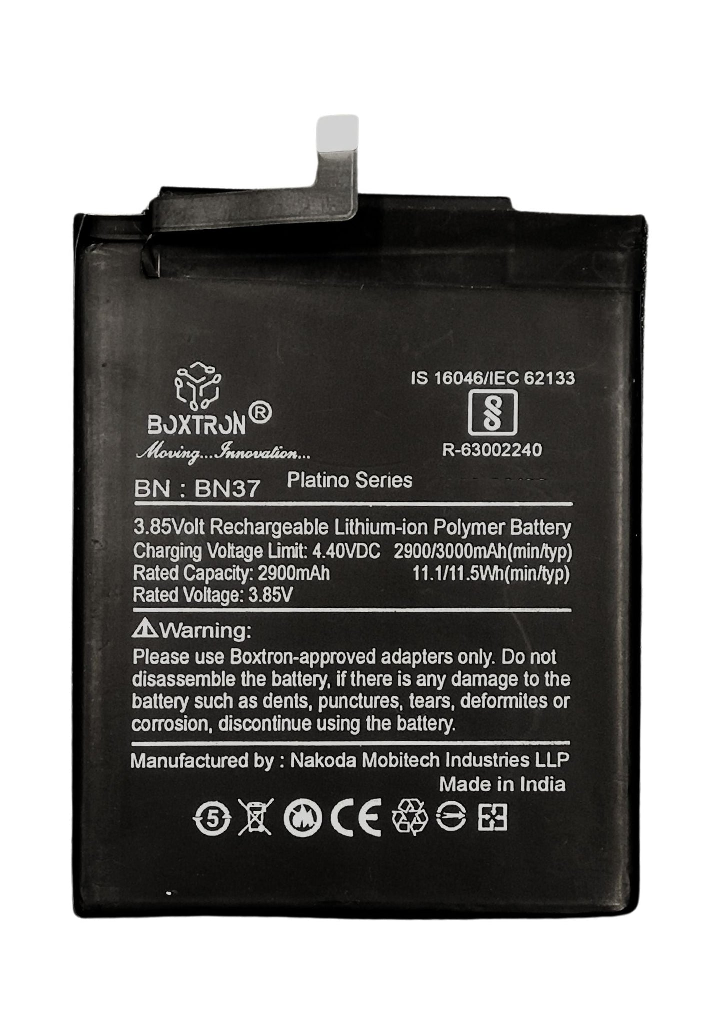 Boxtron BN37 Battery Compatible for Xiaomi Redmi 6 | Redmi 6A - 3000mAh Battery Capacity